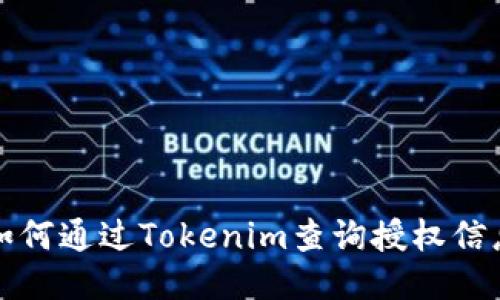 如何通過Tokenim查詢授權(quán)信息